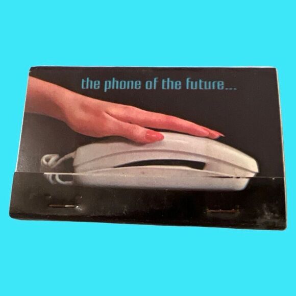 Very Rare Northwestern Bell “the phone of the future” Matchbook Unstruck - Picture 1 of 3